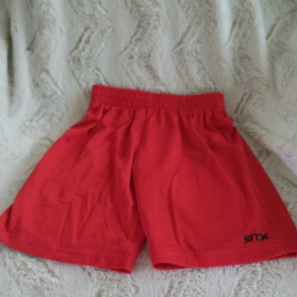 STX Kids Red Athletic Shorts